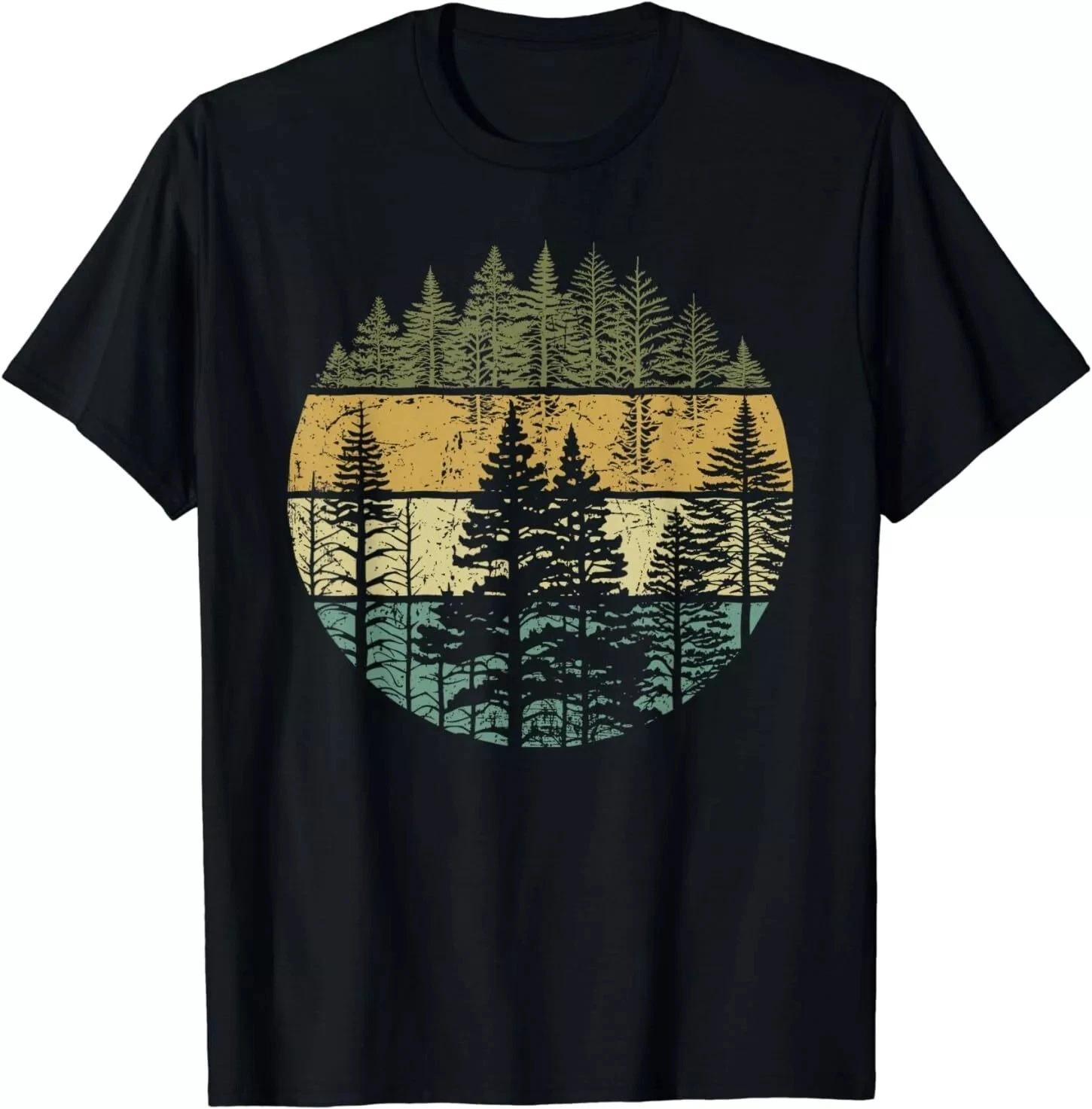 Forest Trees Outdoors Nature Women Men T-Shirt All Size 4XL