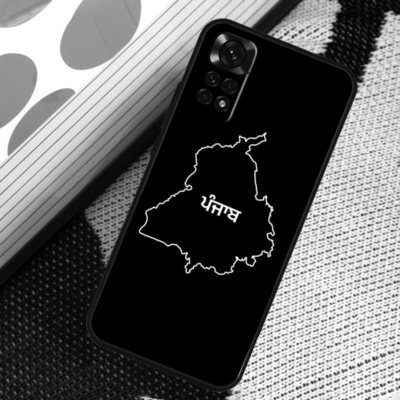 Punjab Map Case For Xiaomi Redmi Note 12 11 10 9 8 Pro Note 8T 9S 10S 11S Redmi 10 10C 12C 9C Cover