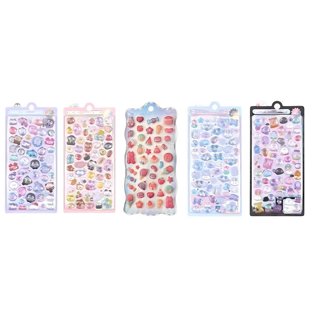 Set mit 5 süßen Tier-3D-Pop-Up-Hintern-Aufklebern zur Belohnung, für Handyhüllen, Bastelgeschenke, Aufkleber, Kinderbasteln, Geschenke, Dekorationen, Pop-Ups, Planer,