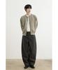 Wholovesart Washable Semi-Crop Knit Cardigan Sage Green