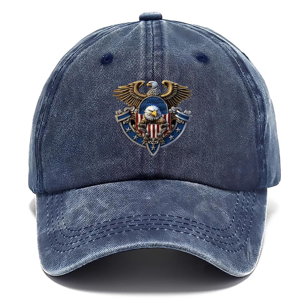 1pc Eagle Shield Logo Baseball for Men  Women  Adjustable Breathable Dad Hat with Eagle Shield Emblem Casual Outdoor Hat