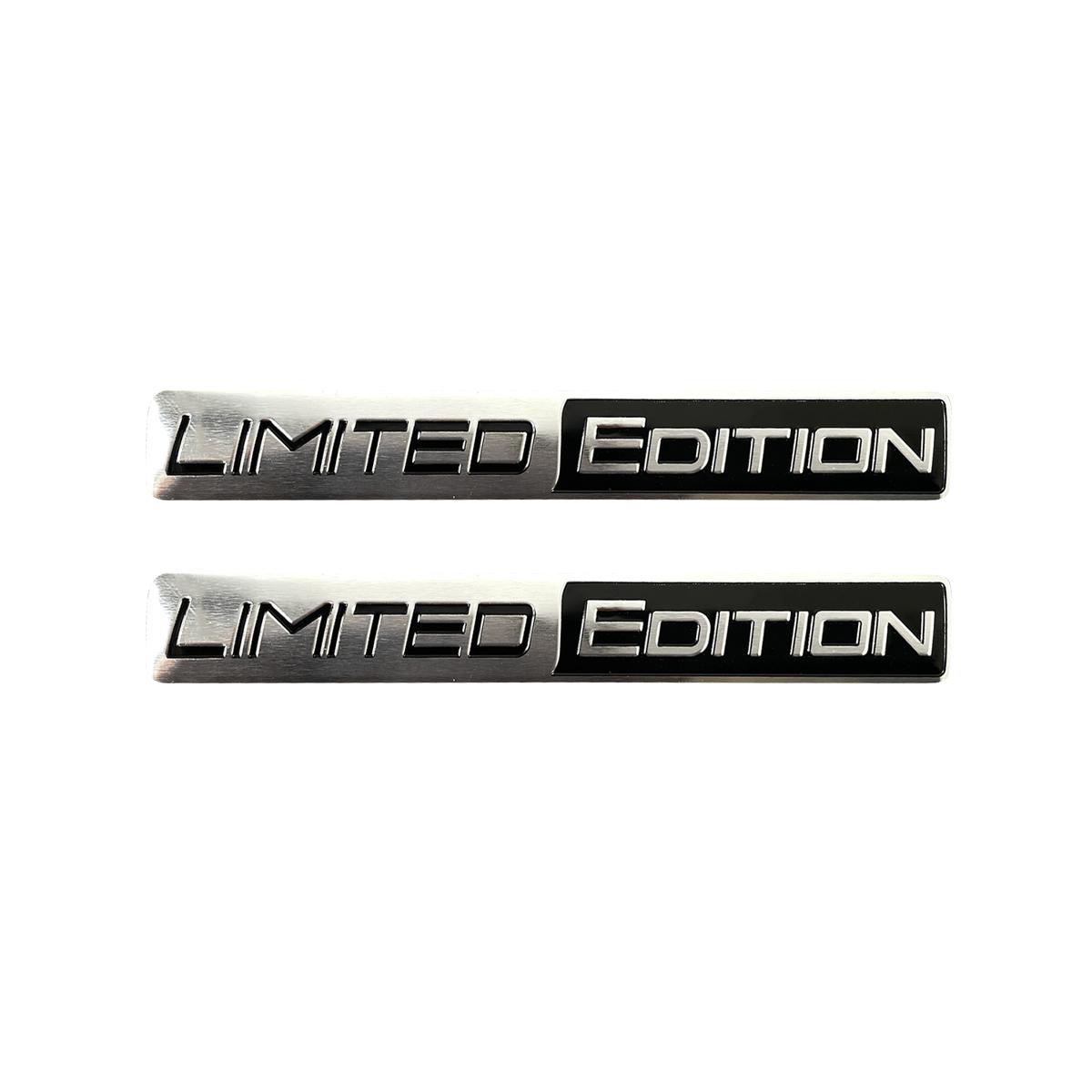 

1 Pair 3D Limited Edition Aluminum Stickers Motorcycle Moto Auto Body Fuel Tank Emblem Badge Decals Accessories for Honda BMW