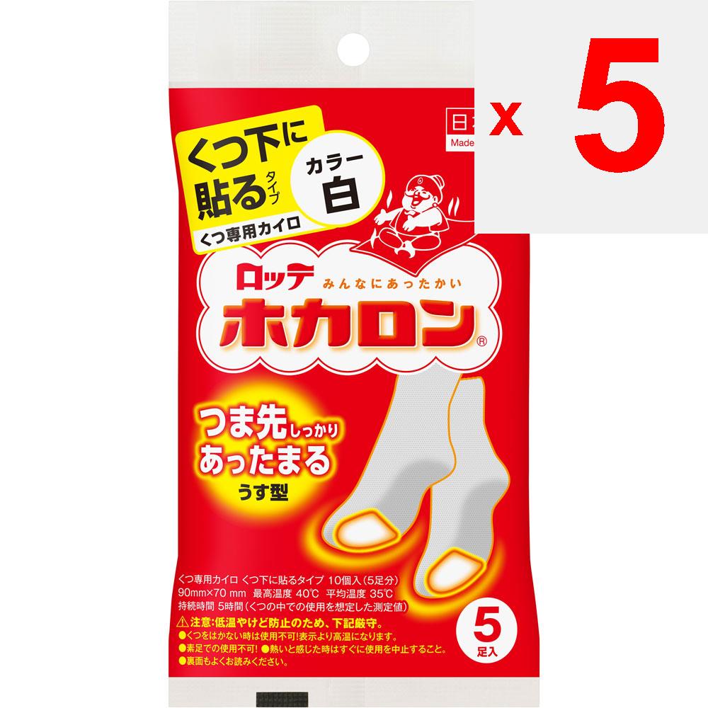 Lotte Electronics Industries Hokalon for Socks 5 Pcs. Shoe and Sock Warmers Disposable Body Warmer Shoe and Sock Warmers