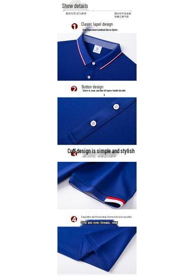 Custom Silk Cotton Short-Sleeve Polo Team Shirt with Logo Printing