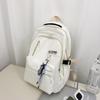 Schoolbag female large capacity simple Japanese ins junior high school student backpack Korean version ins Harajufeng casual backpack