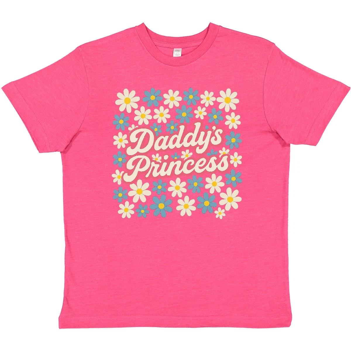 Inktastic Daddy s Princess Youth kids boys T-Shirt Daddy Girl Dad Daughter Love Father Tee 110