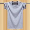 100% Cotton Summer T-Shirt for Men – Loose Fit, Breathable Solid Color Tee for Outdoor Sports and Fitness Exercise