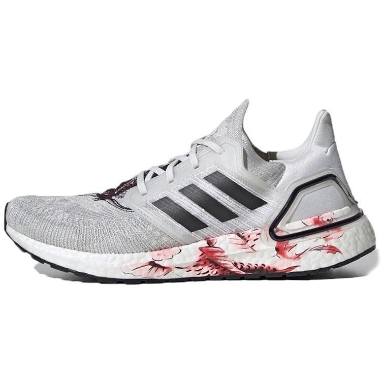 adidas Ultra Boost 20 Crystal White Core Black Solar Red Men s FW4314 EU 36