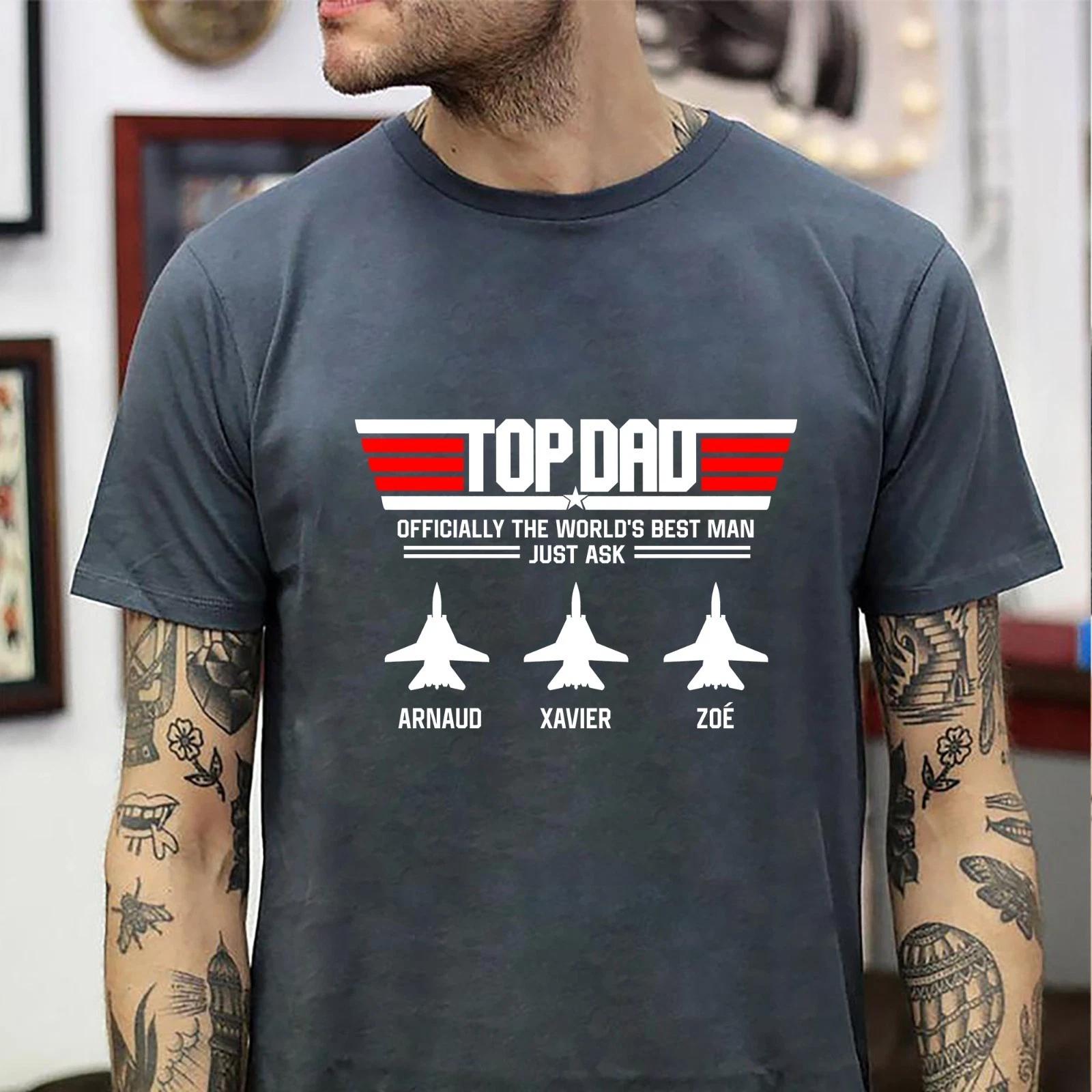 Custom Top Dad Tee, Official The World s Best Dad Tee, Father s Day Gift 4XL