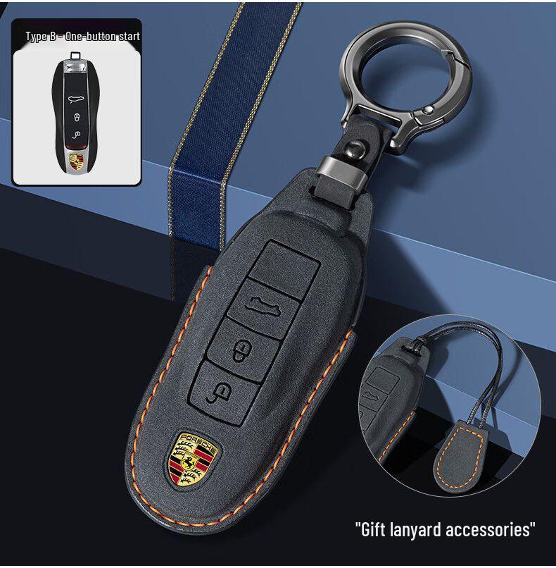 Porsche Macan Premium Autoschlüsselhülle & Halter