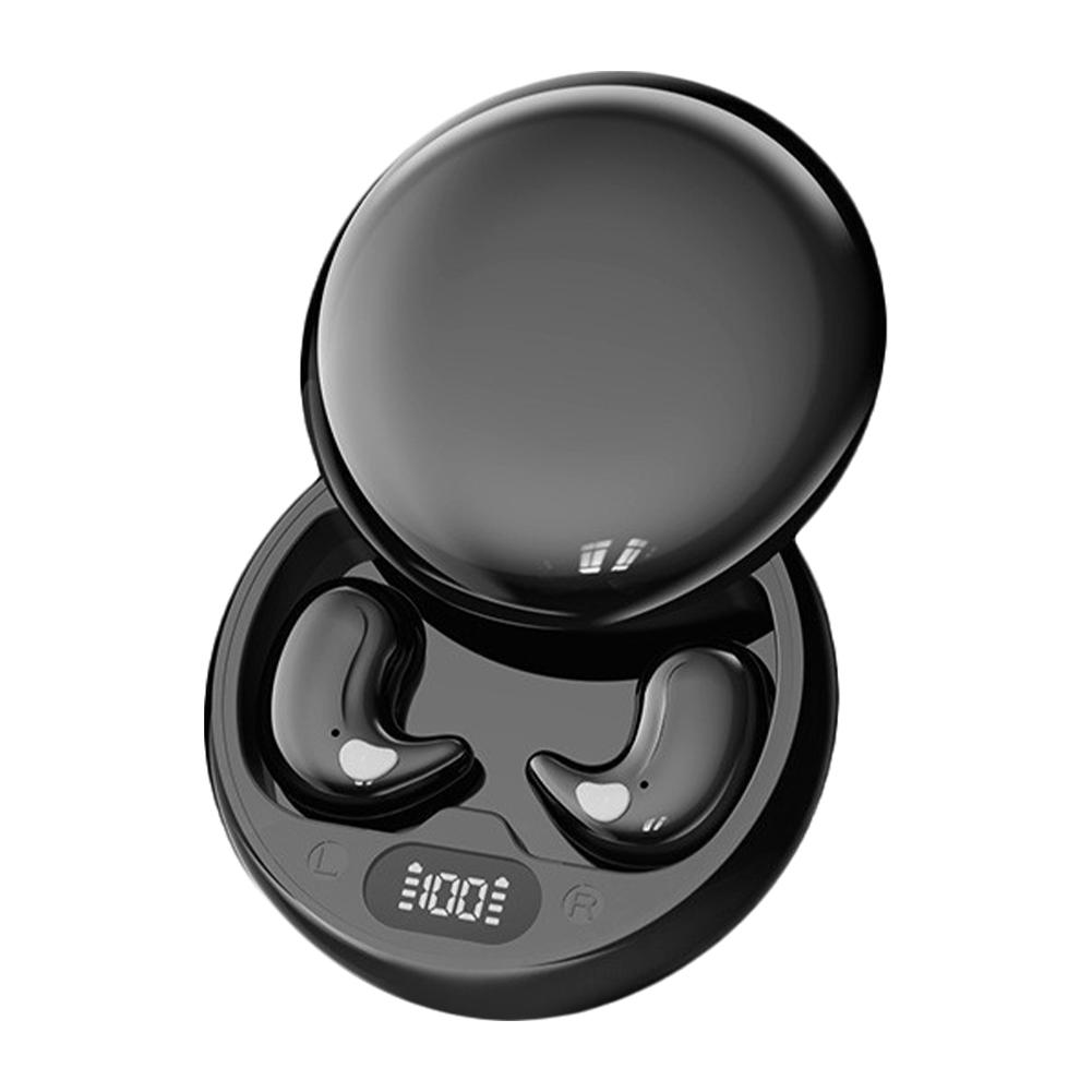 

Wireless Earbuds BT 5.4 Sleep Earbuds in Ear Touch Screen Earphones LED Power Display Ear Buds for Sleeping Sport чорний