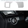 For Mercedes-Benz G-Class 2002-2018 Silver Alloy Headlight Button Control Cover