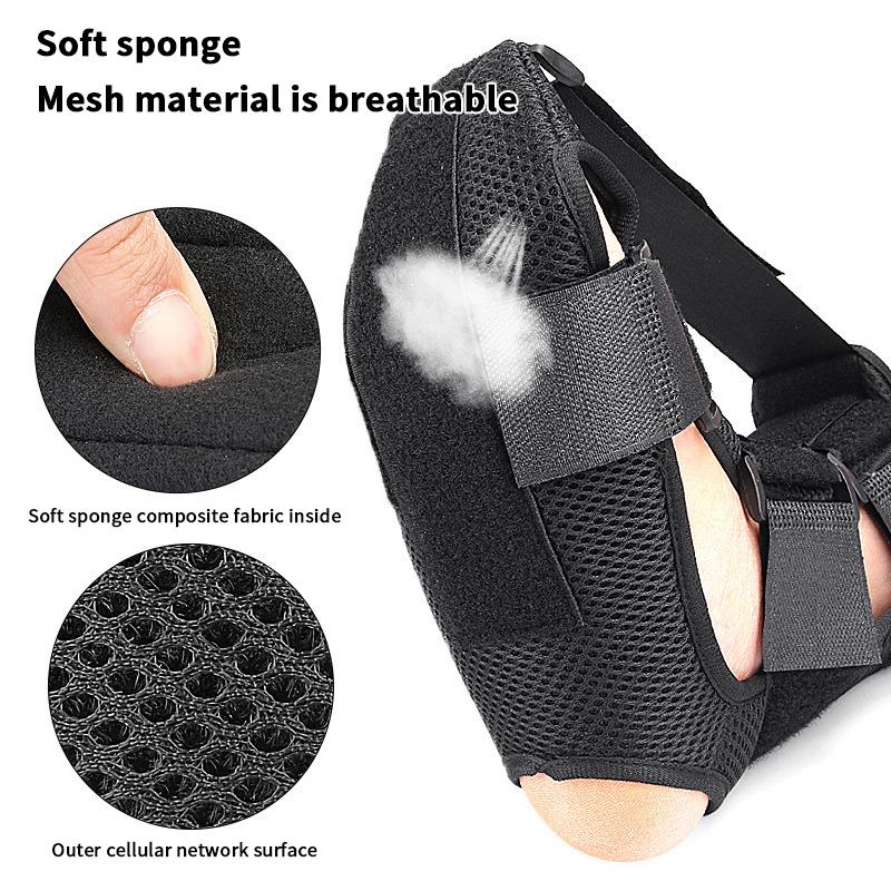 Plantar Fasciitis Night Splint Compression Sock, Support Dorsal Drop Foot Orthopedic Brace,Soft Stretching Boot Splints For Feet