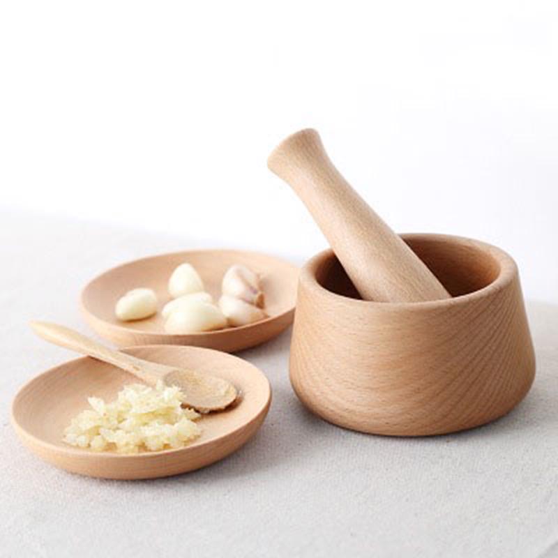 Garlic Wood Grinding Rod For Only Organic Kitchen Accessories