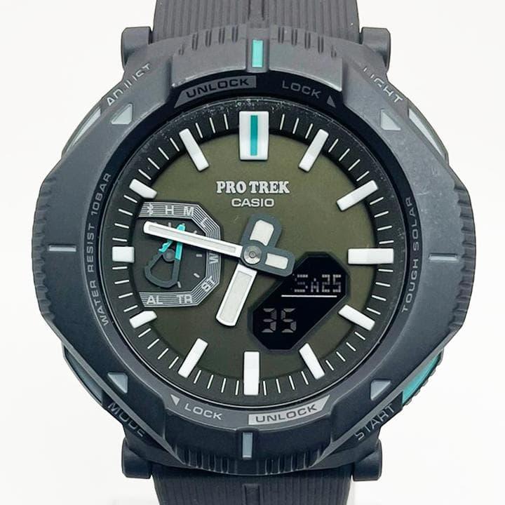 Used Casio PROTREK Solar HikerLine Black PRJ-B001