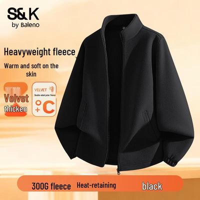 Baleno Men's S&K Series Fleece Stand Collar Jacket