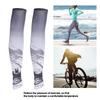 1 Pair Ice Silk Sves UV Sun   Lengthen Thin Brthable Quick Drying Cooling Arm Sves for   Sports