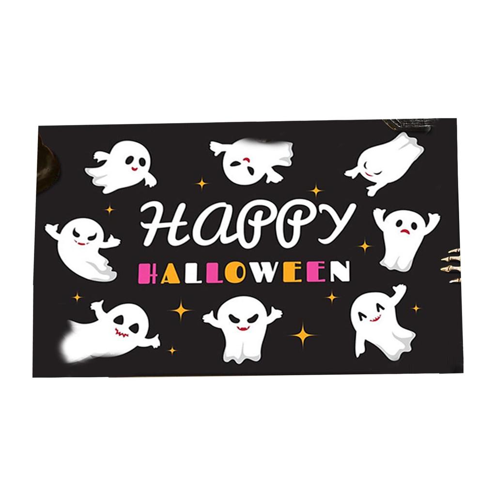 Halloween Doormat Non- - Velvet Entry Door for Indoor Outdoor Use