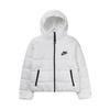 Nike Logo Print Windproof Breathable Hooded Zip-Up Long Sleeve Down Jacket Women Outerwear DJ6996-100