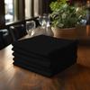 Cloth Napkins Black 10 Pieces 40X40Cm