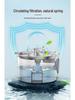Stainless Steel Silent Pet Water Fountain - 2.8L Large Capacity for Cats
