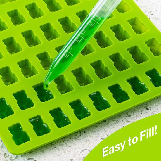 Forma na gumu Nepřilnavá forma na medvídky bez BPA