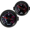 Turbo Boost Gauge -1 To 2 Bar -30-30 PSI In.Hg White LED Black Face 52mm Car Boost Meter with Sensor for Gasoline Racing Car 12V