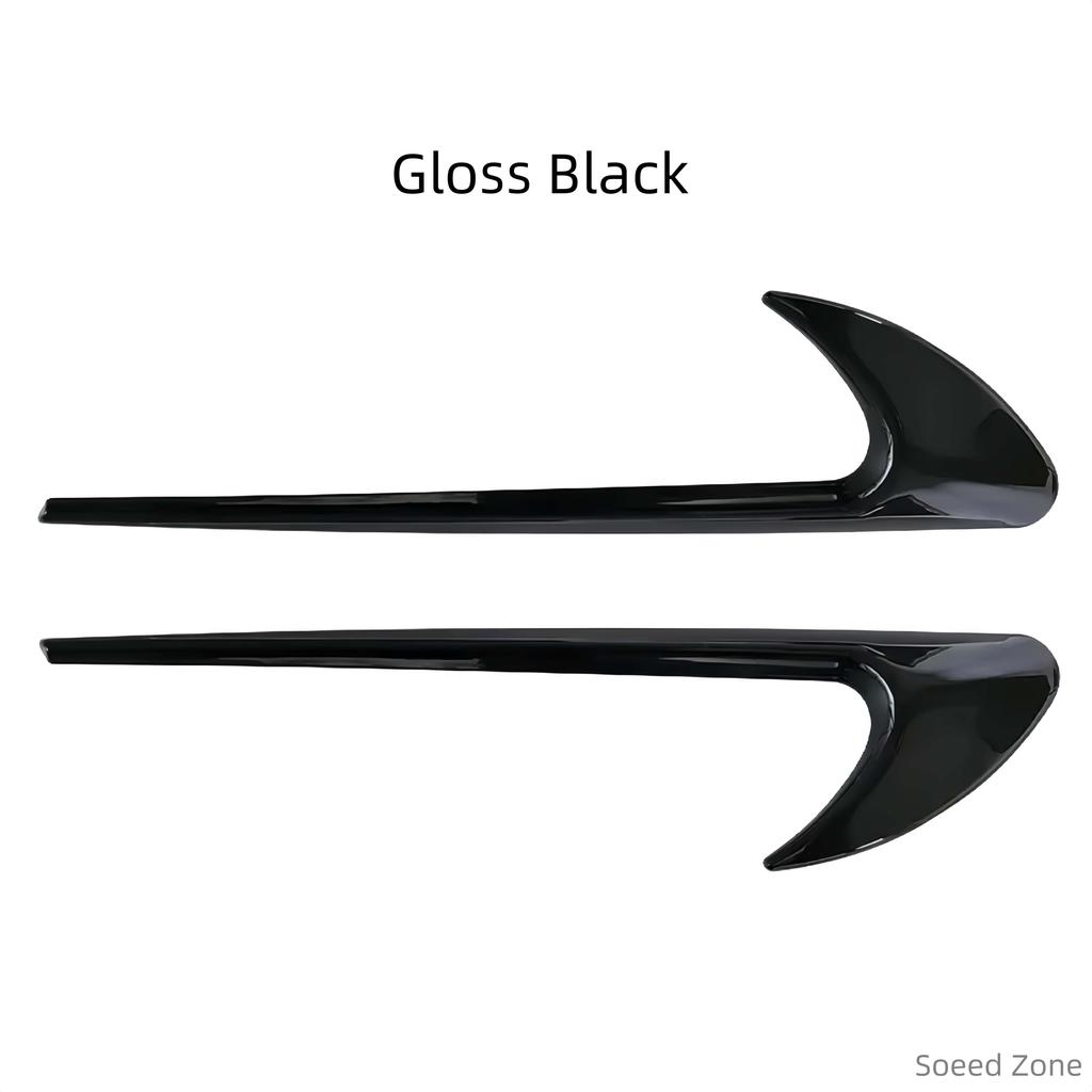 1Pair ABS Car Side Wing Fender Sticker Badge Emblem Decals