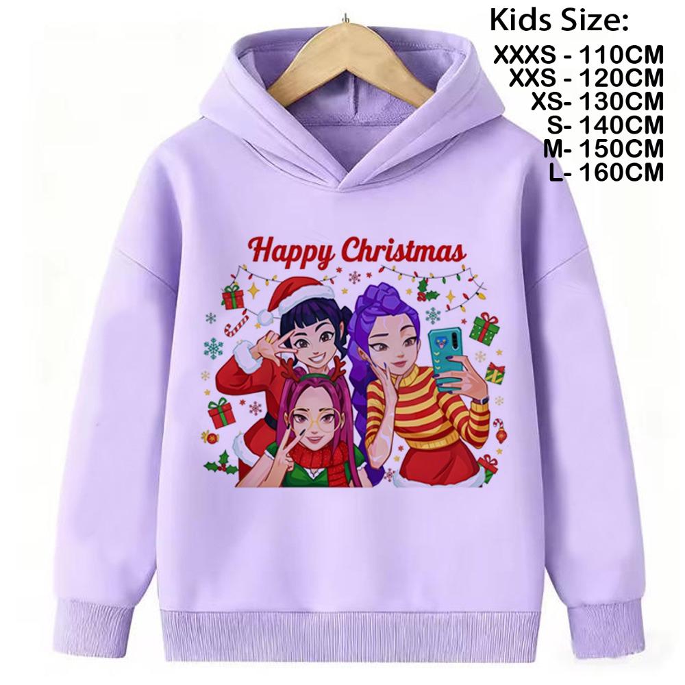 Kpop Demon Hunter Christmas Shirt HOT Manga Children's Sweatshirt Cute Tiger Shirt for Boys Girls The Kid Shirt