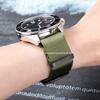 Ribbed Nylon Watchband Nylon Watch Strap 20mm 22mm Watchband Black Buckle Bracelet for Military Sport Watch Band Accessories