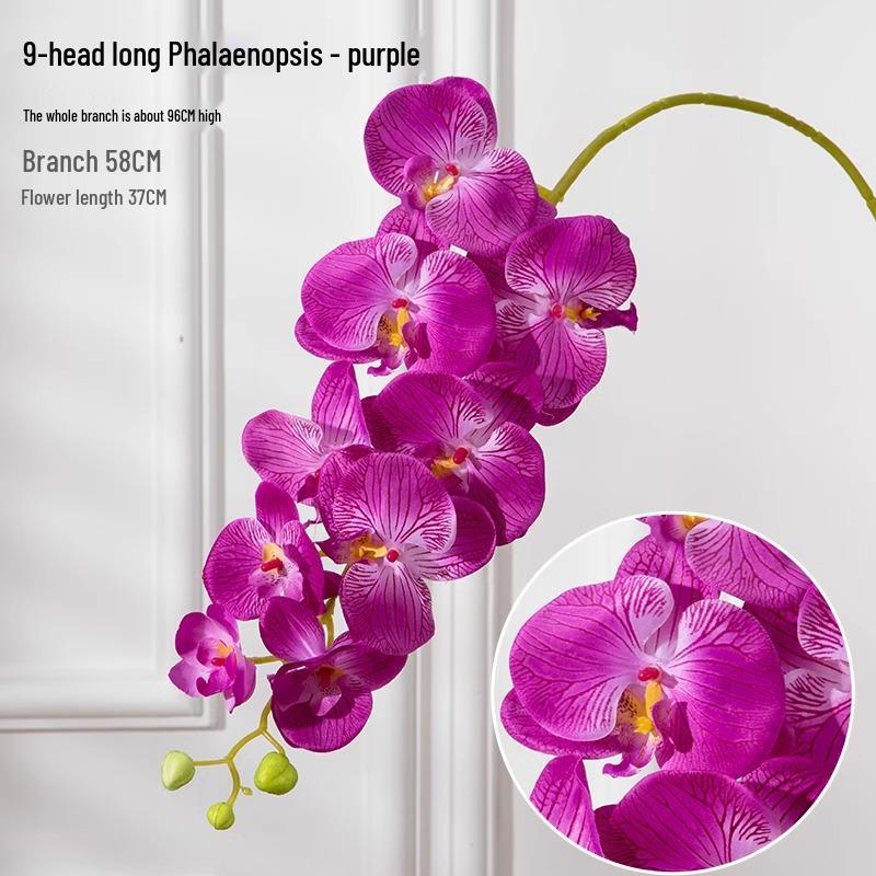 Luxury Realistic Phalaenopsis Artificial Flower for Weddings and Home Décor