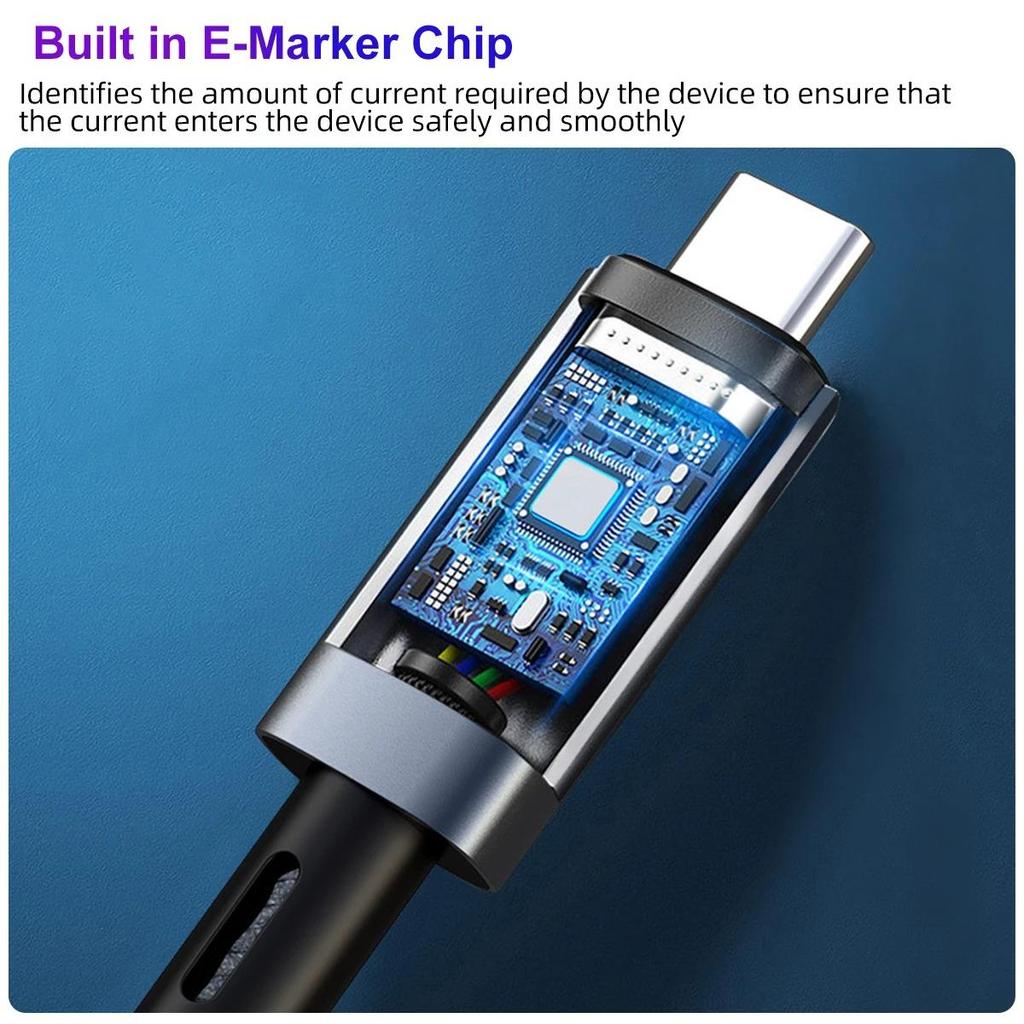 Καλώδιο Δεδομένων USB 4.0 Type C σε C PD 240W Γρήγορη Φόρτιση 40Gbps 8K 60Hz Καλώδιο Για Υπολογιστή Τηλέφωνο