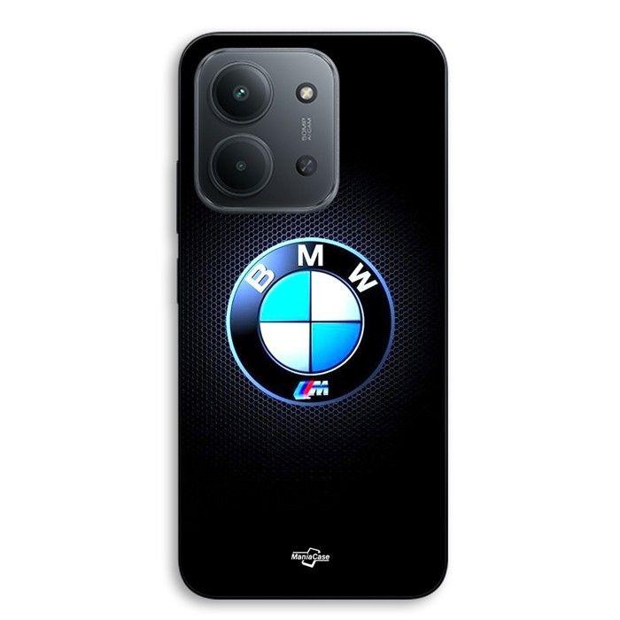 Coque de téléphone - MANIACASE - Xiaomi Redmi 15C 5G - Silicone TPU - Carbone - BMW Logo M