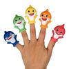 Baby Shark Cute Finger Puppet Safe Plastic Kids Toys Educational Gift Playtime