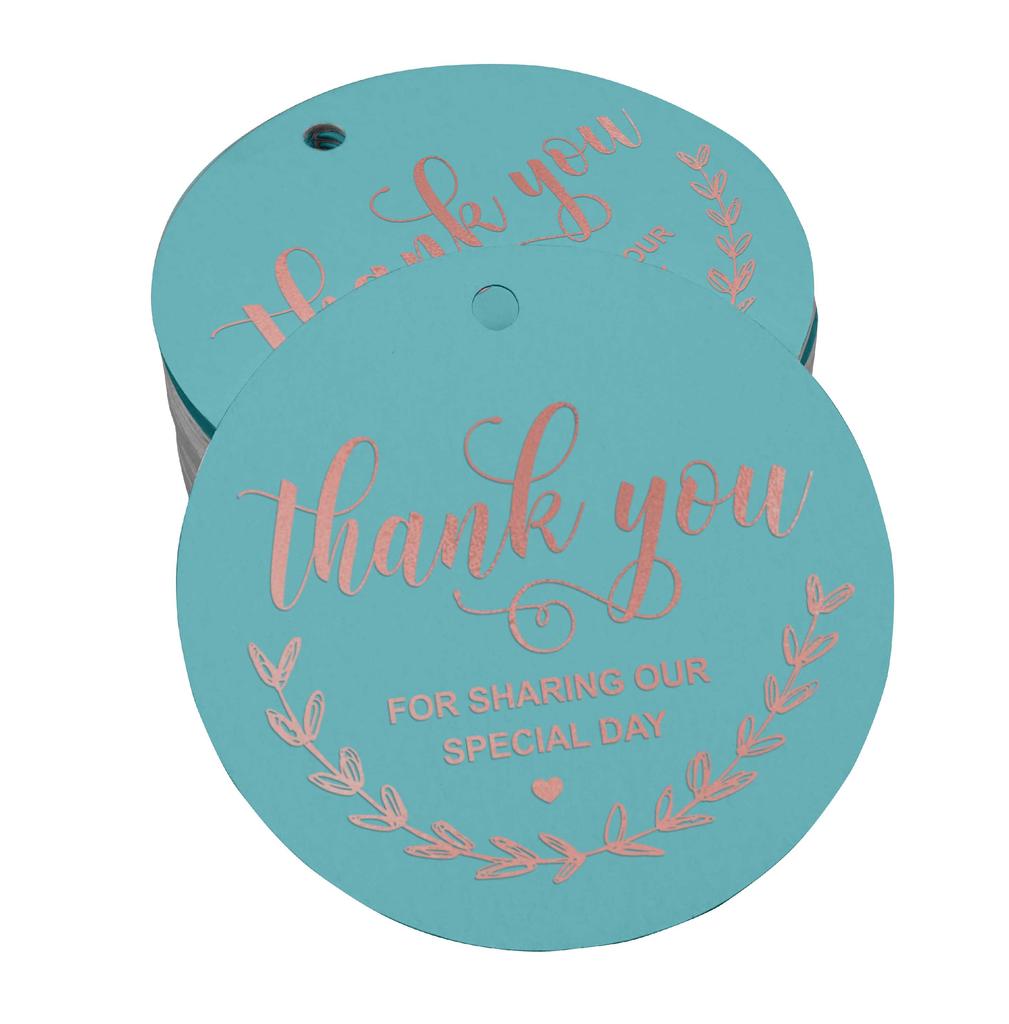 Inkdotpot Thank You For Sharing Our Special Day Bridal Shower-Baby Shower-Retirement-Wedding-Birthday Bottle Tag