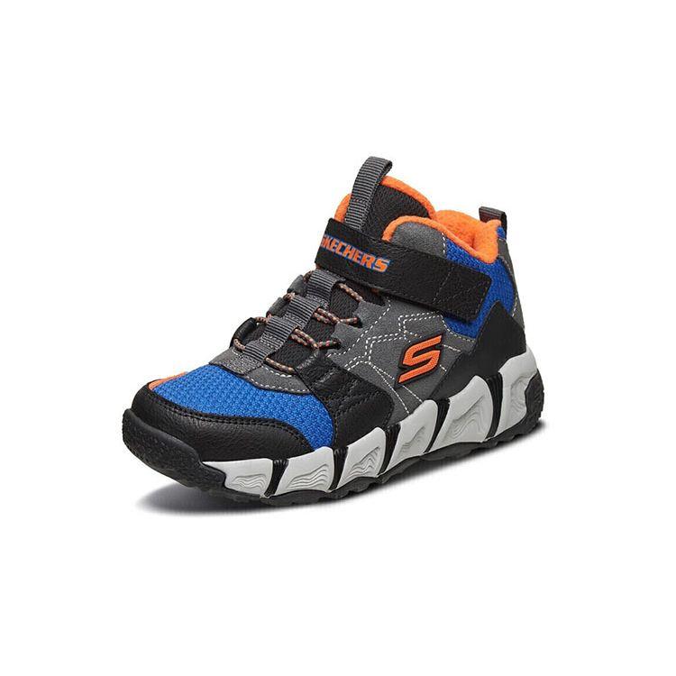 Skechers Comfortable Durable Shock Absorbing Wear Resistant Warm Mid Top Casual Shoes Kids sneakers 660074L-BKCC
