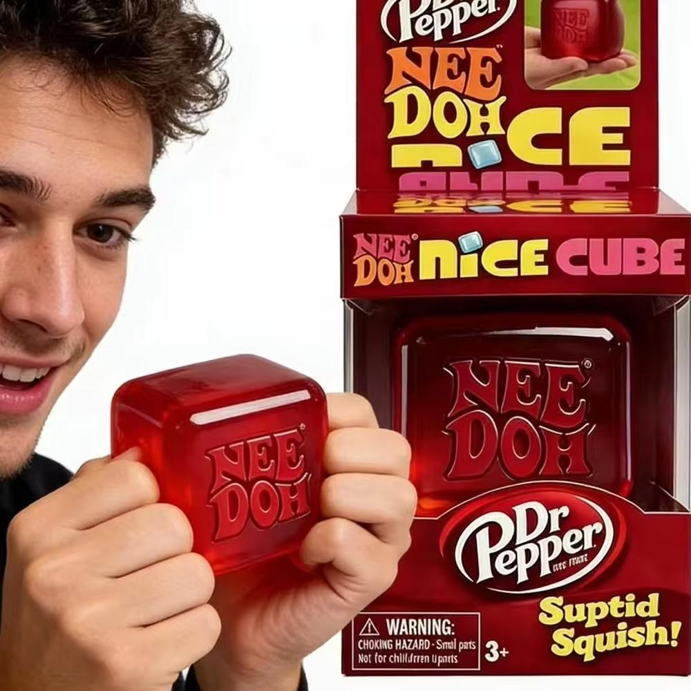 ** New Schylling Needoh Nice Cube, Sensory Toys, Anti-Stress Blocks Stress Relief Jigsaw, Pressure Relief, Souvenir For Kids