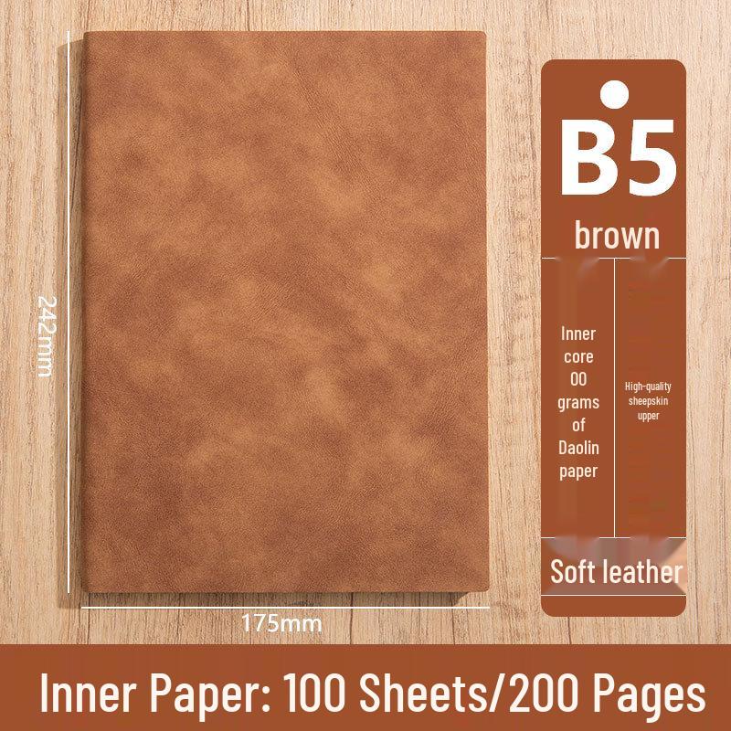 Custom Logo A5 High-End Office Notebook with Premium Cover and Inner Pages