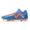 Puma Future Match FG/AG Supercharge Pack - Blauer Schimmer Herren Sneakers Weiß Ultra-Orange 107180-01