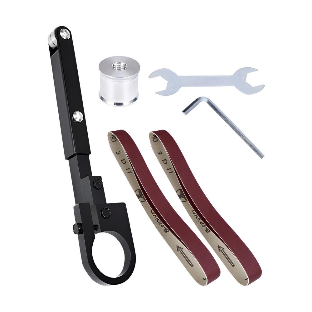 Bandschleifer-Adapter DIY Mini-Winkelschleifer Modifizierter Schleifer Polierer DIY Mini-Winkelschleifer Schleifbandmaschine Rohrschleifer