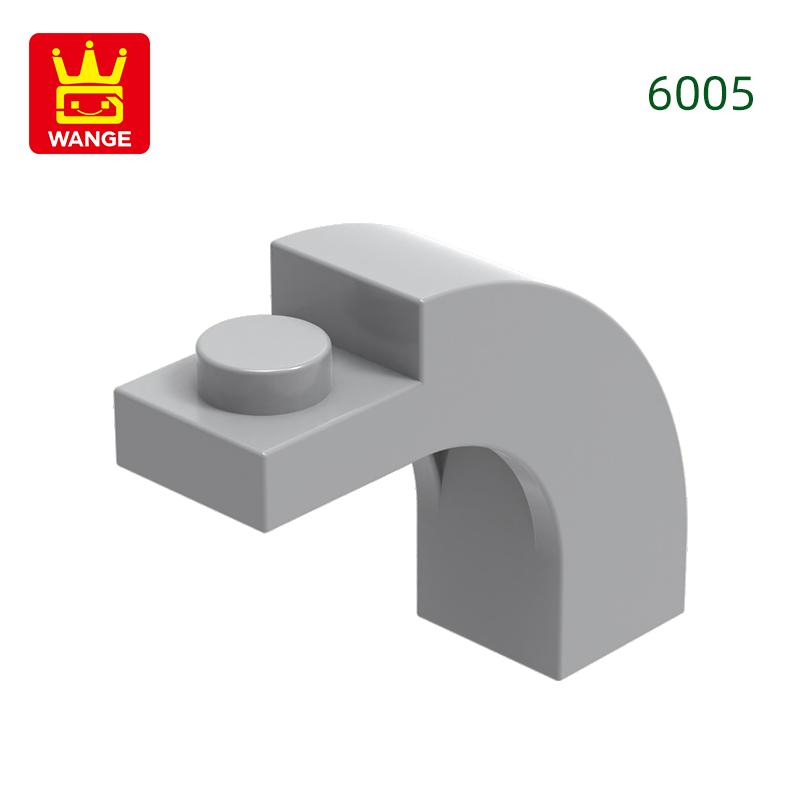 98 Stück/Los 6005 Bogen 1x3x2 Gebogene Oberseite Baustein Moc-Anbauteile Kompatibel mit Ziegel Kinder Spielzeug Geschenkbox