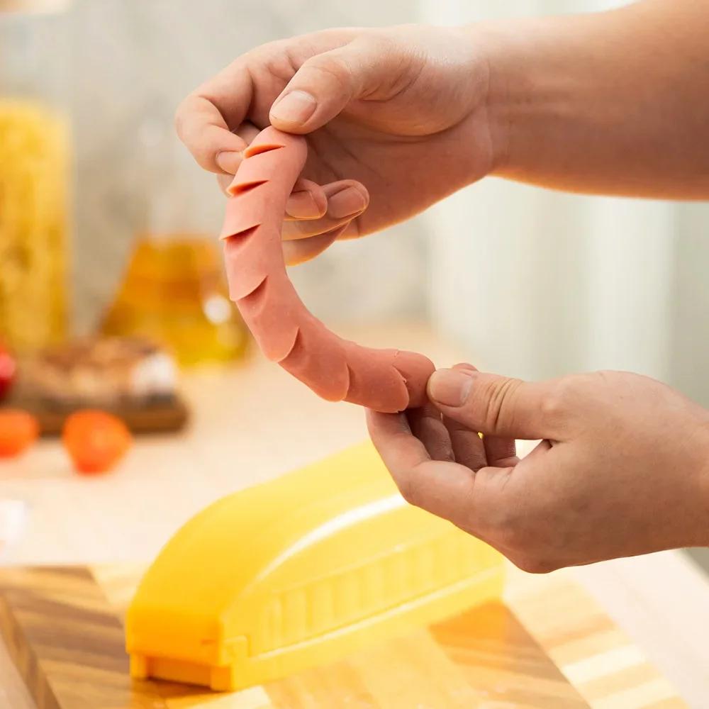 Sausage Cutting Machine Kitchen Tools Multifunctional Sausage Cutter DIY Convenient Kitchen Small Tools Cut Knife Household New