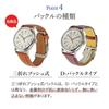 [Banbi] Leather Buckle Tri-Fold Push Type 16mm Silver ZS002N