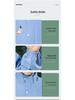 Kids' Full-Body Rainproof One-Piece Suit with Hood for Boys and Girls