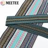 Meetee 2/3/5M Elastic Band 50mm Jacquard Stretch Webbing Ribbon for Trousers Waistband Rubber Bands Garment Sewing Accessories