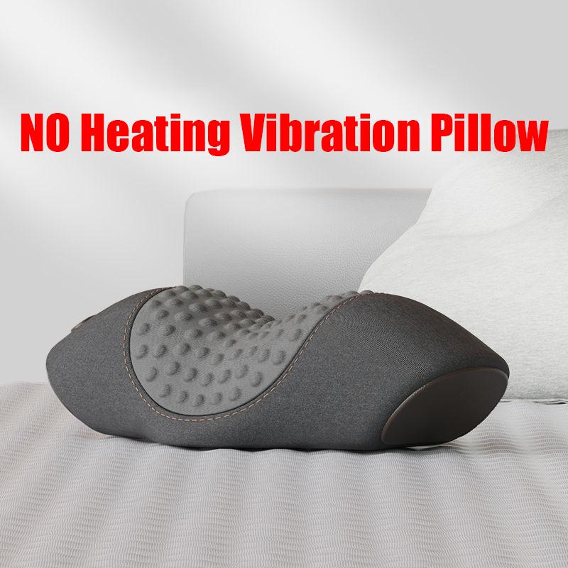 Electric Neck Massage Pillow Heating and Vibration Neck Massager Back Cervical Traction Relax Sleeping Memory Foam Spine Support