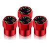 4 Pezzi Tappini Coprivalvole Aria Stelo Ruota Pneumatico Auto Universali Coperture Adesivo Forma Ciliegia Accessori Per Auto Moto Camion Bici