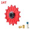 MUQZI 11/12/13/14/15/16/17T Rear Derailleur Jockey Wheel Ceramic Bearing Pulley Guide Wheel For 7/8/9/10/11 Speed