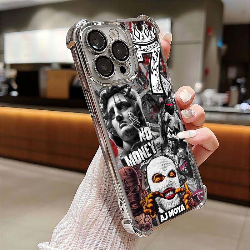 Boys  stylish and elegant hip-hop Plating Phone Case For Samsung S26 S25 S24 S23 S22 S21 S20 FE Note20 Edge Plus Ultra 5G Anti Samsung S20 FE