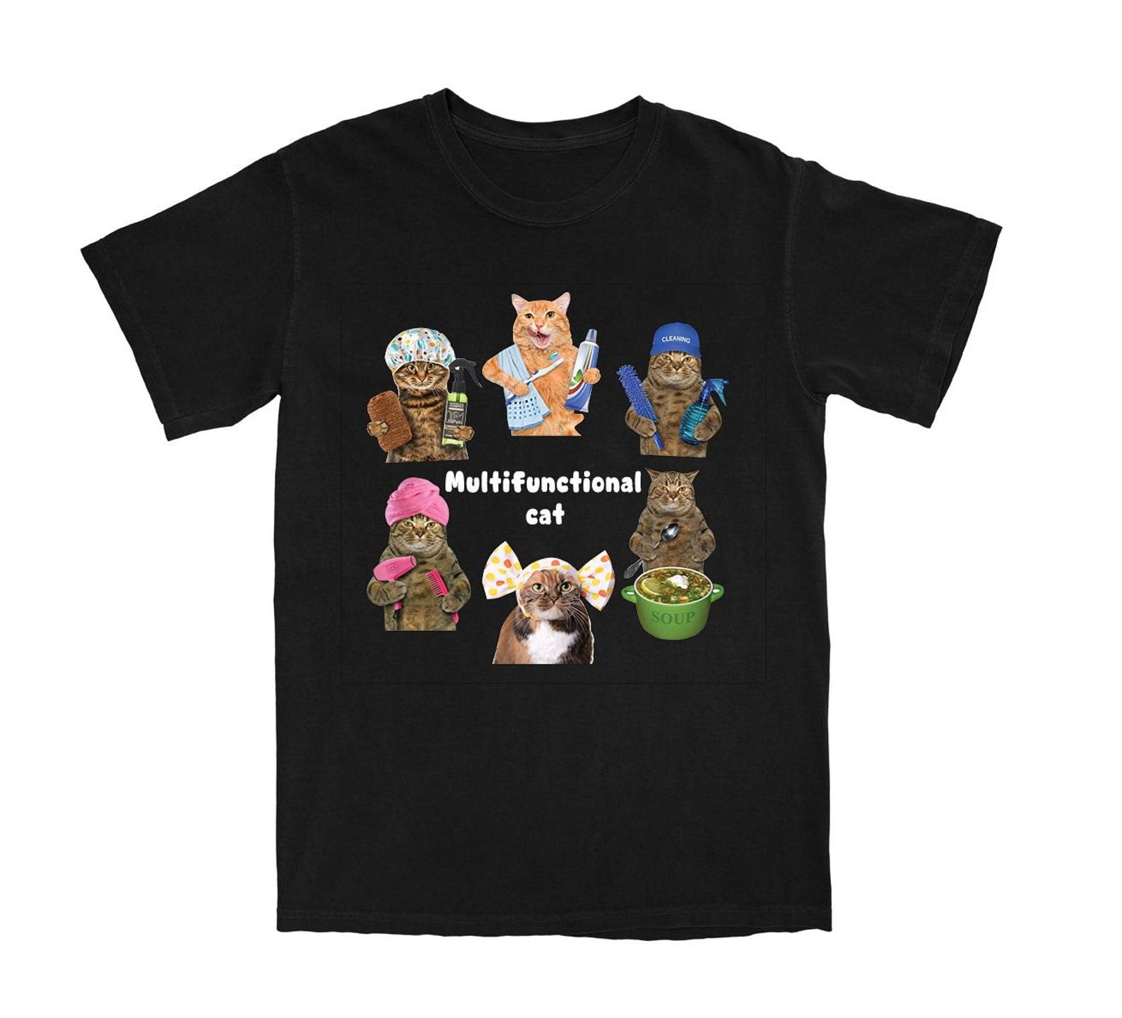 Multifunctional Funny cat shirt •Cat meme shirt •Cat lover Gift •Silly Cats Shirt •Silly Kitten Tshirt •Cute Kitten Tee •Cat Mom Dad Gift S